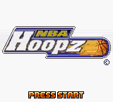 NBA Hoopz Title Screen